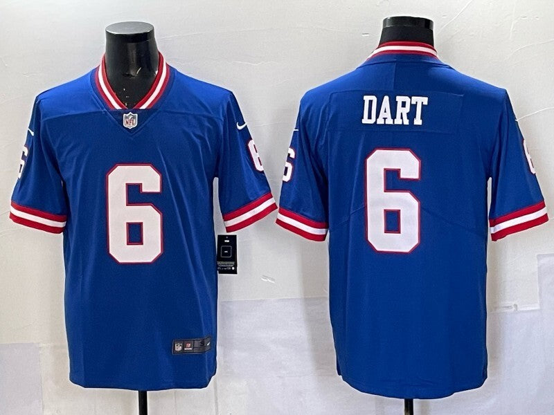New York Giants #6 Jaxson Dart Giants Retro