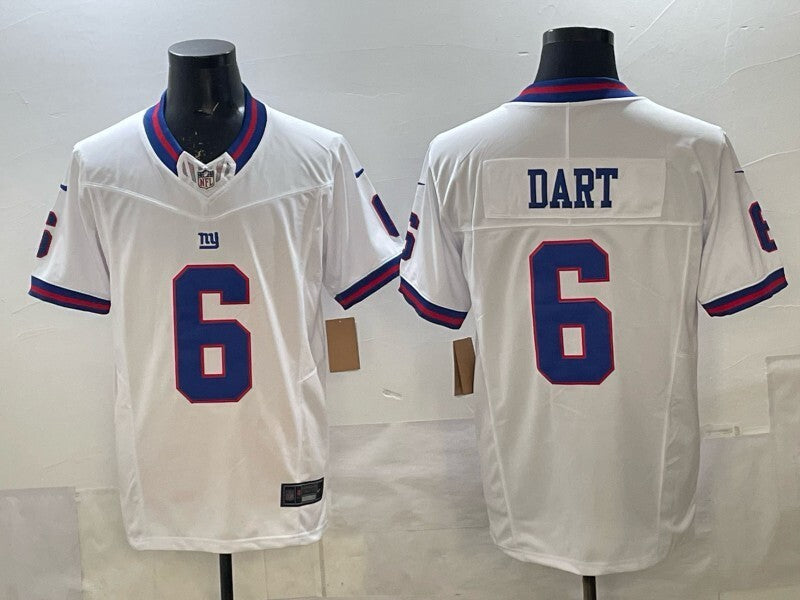 New York Giants #6 Jaxson Dart Giants Retro 5 Edition
