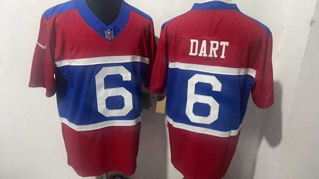 New York Giants #6 Jaxson Dart Style 4