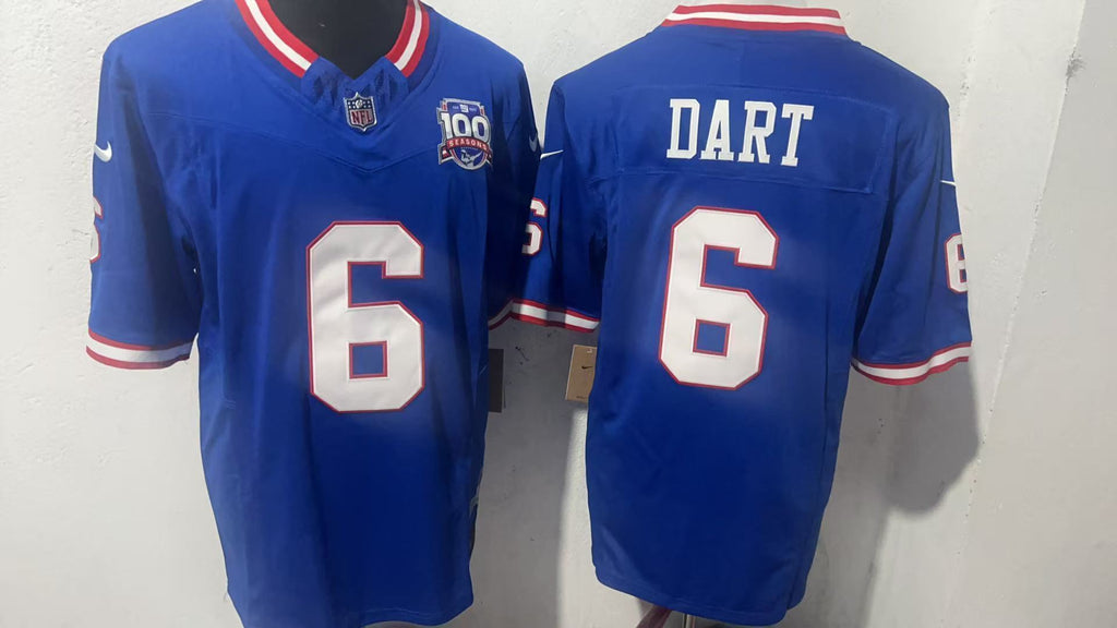 New York Giants #6 Jaxson Dart Style 5