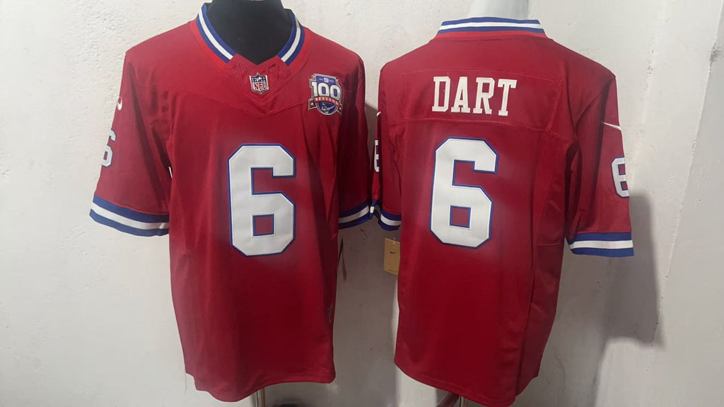 New York Giants #6 Jaxson Dart Style 8
