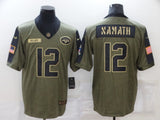 New York Jets #12 Joe Namath 21 Salute 857