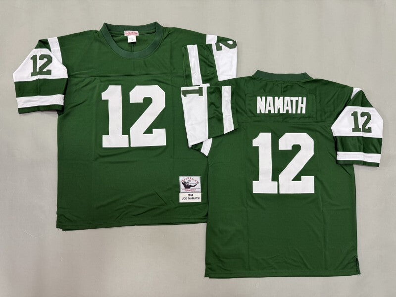 New York Jets #12 Joe Namath New York Jets Style 2