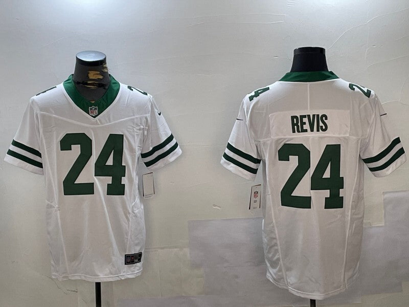 New York Jets #24 Darrelle Revis Retro V3 Style 2