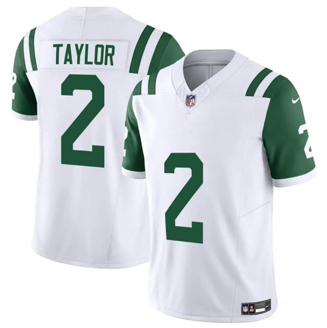 New York Jets #2 Tyrod Taylor White 2024 F.U.S.E. Classic Alternate Vapor