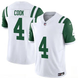 New York Jets #4 Brady Cook White 2025 F.U.S.E. Classic Alternate Vapor