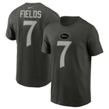 New York Jets #7 Justin Fields Gotham Green 2025 Rivalries Collection Player Name Style 2