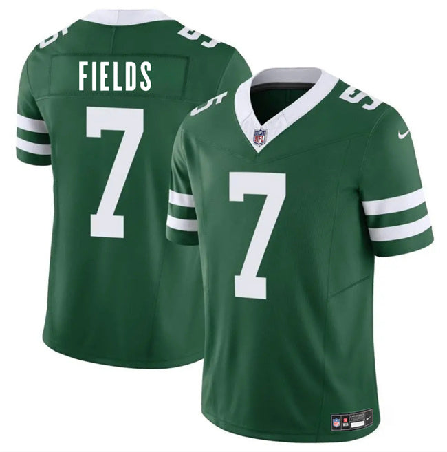 New York Jets #7 Justin Fields Green 2025 F.U.S.E. Vapor Untouchable Limited