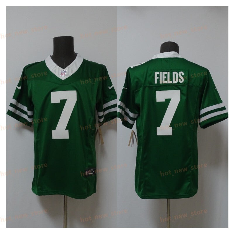 New York Jets #7 Justin Fields Jets 3 Edition Style 1