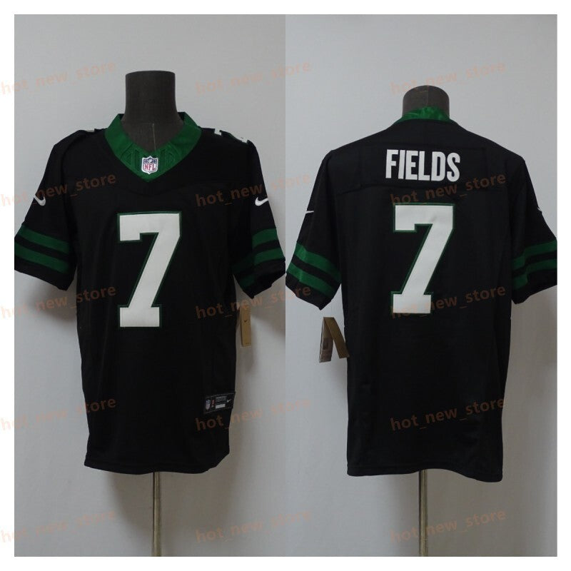 New York Jets #7 Justin Fields Jets 3 Edition Style 2