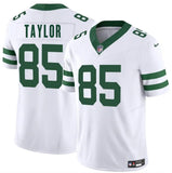 New York Jets #85 Mason Taylor White 2025 Draft F.U.S.E. Vapor Untouchable Limited