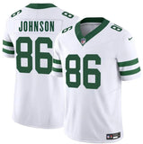 New York Jets #86 Neal Johnson White 2025 F.U.S.E. Vapor Untouchable Limited