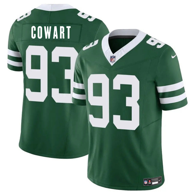 New York Jets #93 Byron Cowart Green 2025 F.U.S.E. Vapor Untouchable Limited