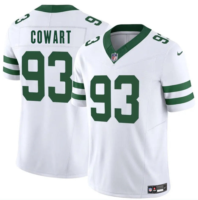 New York Jets #93 Byron Cowart White 2025 F.U.S.E. Vapor Untouchable Limited