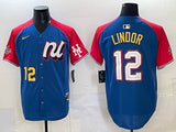 New York Mets #12 Francisco Lindor Mets 25 All-Star Style 1