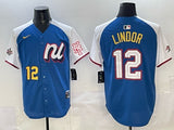 New York Mets #12 Francisco Lindor Mets 25 All-Star Style 2