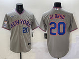 New York Mets #20 Pete Alonso Mets V2 Style 1