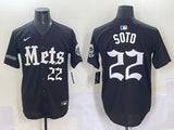New York Mets #22 Juan Soto Collaboration Style 1
