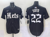 New York Mets #22 Juan Soto Collaboration Style 2