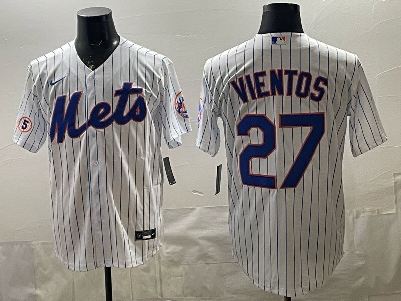 New York Mets #27 Mark Vientos Mets Adult Style 4