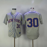New York Mets #30 Michael Conforto Mets 30 Hemp Gray Retro