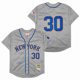 New York Mets #30 Ryder Ryan Mets 30 Hemp Gray 1969 Retro