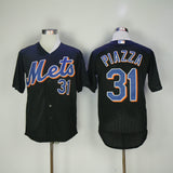 New York Mets #31 Mike Piazza Mets 31 Black BP2000 Retro