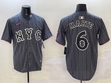 New York Mets #6 Starling Marte Mets City Adult