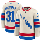 New York Rangers #31 Igor Shesterkin 2026 NHL Winter Classic Premium Jersey - Beige