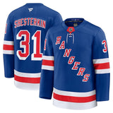 New York Rangers #31 Igor Shesterkin Home Premium Jersey - Blue