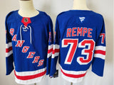New York Rangers #73 Matt Rempe Rangers