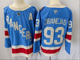 New York Rangers #93 Mika Zibanejad Rangers 100
