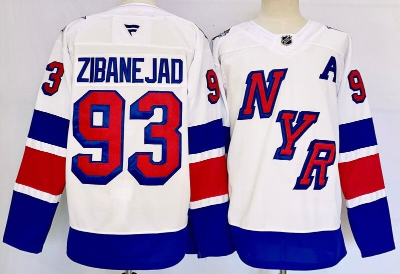 New York Rangers #93 Mika Zibanejad Style 2
