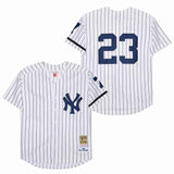 New York Yankees #23 Don Mattingly Yankees 23 White 1995 Retro