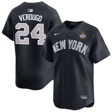 New York Yankees #24 Alex Verdugo 2024 World Series Alternate – Navy