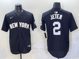 New York Yankees #2 Derek Jeter Yankees Special Edition Inverted Adult Style 2