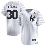 New York Yankees #30 Luke Weaver 2024 World Series Home