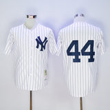 New York Yankees #44 Reggie Jackson Yankees 44 White 1977 Retro