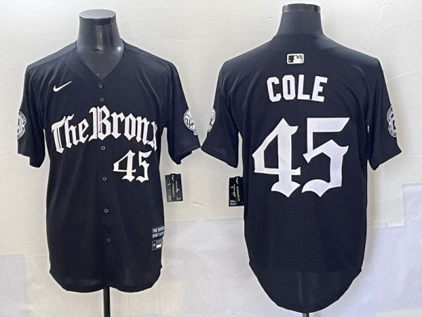 New York Yankees #45 Gerrit Cole Yankees 5 Collaboration Style 1