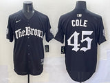 New York Yankees #45 Gerrit Cole Yankees 5 Collaboration Style 2