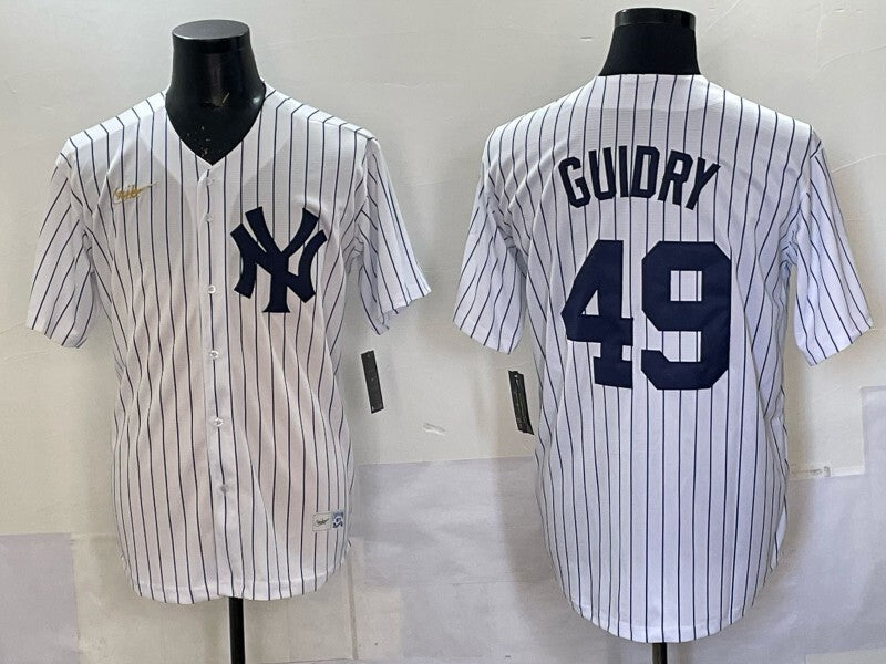 New York Yankees #49 Guidry Yankees Retro Adult