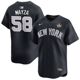 New York Yankees #58 Tim Mayza 2024 World Series Alternate – Navy
