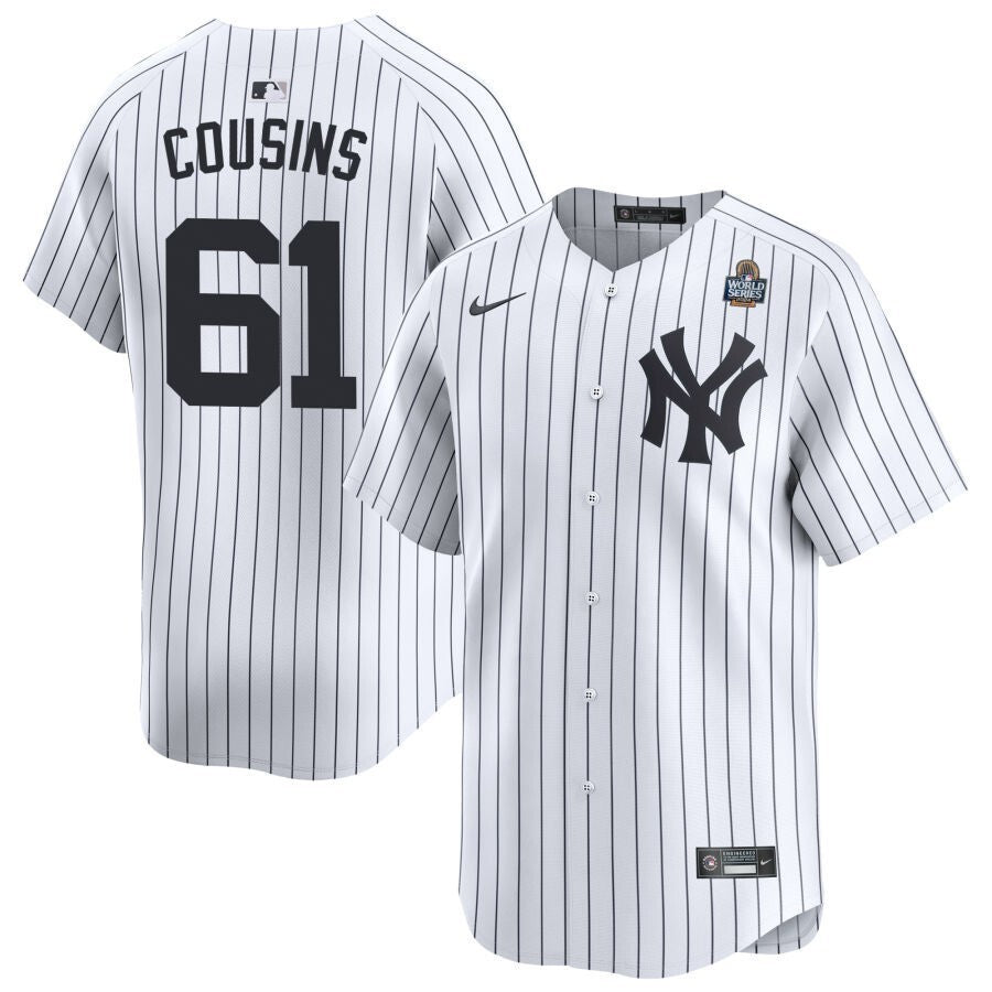 New York Yankees #61 Jake Cousins 2024 World Series Home