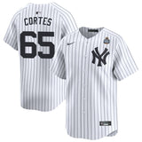 New York Yankees #65 Nestor Cortes 2024 World Series Home