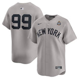 New York Yankees #99 Aaron Judge 2024 World Series Limited Player Jersey - Gray