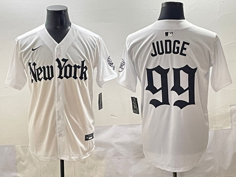 New York Yankees #99 Aaron Judge Yankees 5 Collaboration Style 9