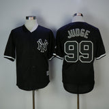 New York Yankees #99 Aaron Judge Yankees 99 Black Fan Edition