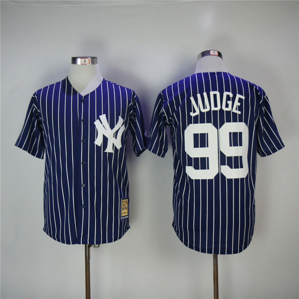 New York Yankees #99 Aaron Judge Yankees 99 Blue White 1973 Inverted