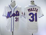 New Yorks mets #31 Mike Piazza Mets 31 White Retro