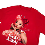 Nickii Hip Hop Minaj Gift For Fan Basic Red T-Shirt